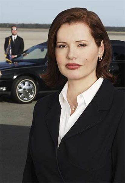 La actriz Geena Davis, en una imagen de <i>Sra. presidenta. </i>