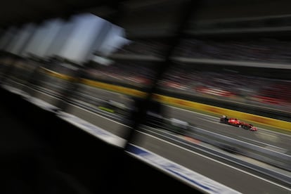 Kimi Raikkonen, durant el GP d'Espanya