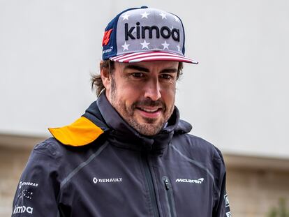 Fernando Alonso, en octubre de 2018.