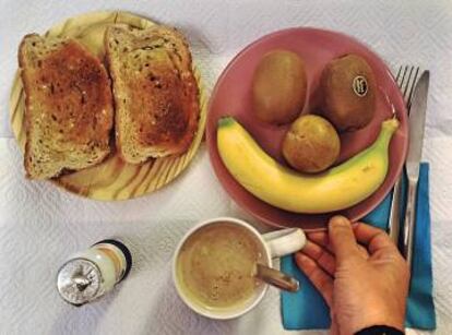 Día 1: "Me enfrento al primer desayuno".