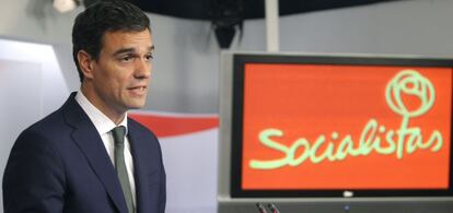 Pedro Sánchez, secretario general del PSOE