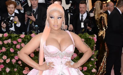 Nicki Minaj, en la gala del Museo Metropolitano de Nueva York (EE UU), en mayo.