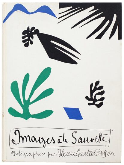 Portada de la versión francesa de Images à la Sauvette (Verve, 1952) diseñada por Matisse
