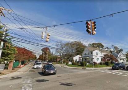 Imagen de la avenida Dixon, en Amityville (Nueva York).