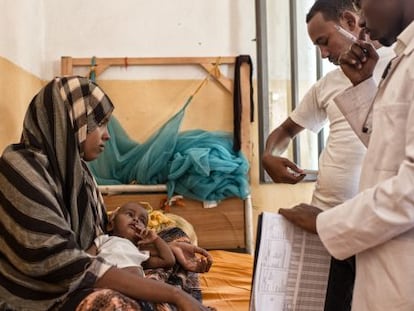 Sala de maternidad en el centro de salud de Dolo Ado, Etiop&iacute;a.
