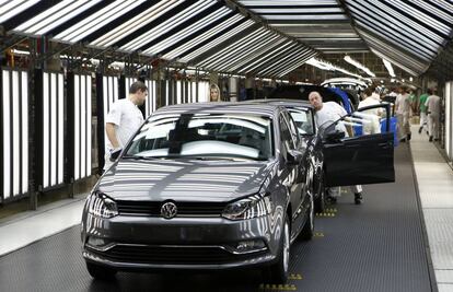 Volkswagen's Pamplona plant in northern Spain.