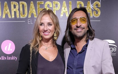 Mariola Orellana y Antonio Carmona en el estreno del muscial &#039;El Guardaespaldas&#039; en Madrid el pasado 28 de septiembre. 