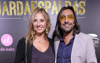 Mariola Orellana y Antonio Carmona en el estreno del muscial &#039;El Guardaespaldas&#039; en Madrid el pasado 28 de septiembre. 