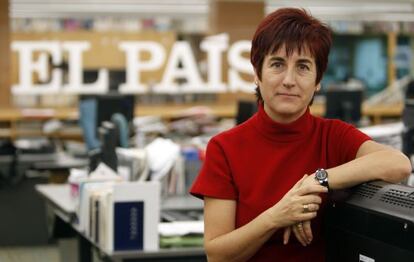 Ángeles Espinosa durante el último encuentro digital en EL PAÍS.