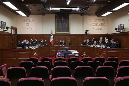 El pleno de la Suprema Corte de Justicia de la Nación.