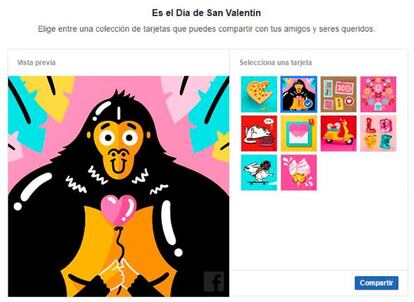 Facebook San Valentín