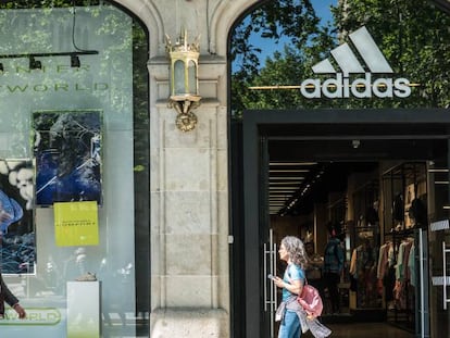 Una tienda de Adidas en Barcelona.