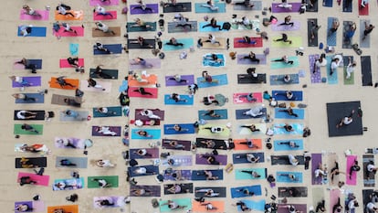 Clase de Yoga en Bogotá, Colombia