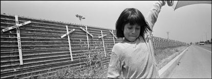 Imagen tomada en Tijuana en 2006, en la frontera entre Estados Unidos y México