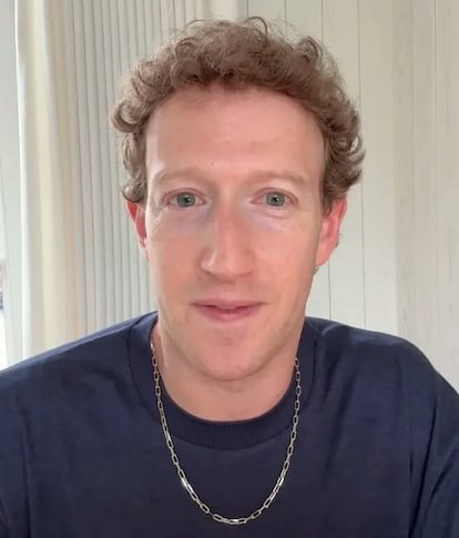 Mark Zuckerberg durante el vídeo publicado en Instagram en el que contaba novedades en Meta.