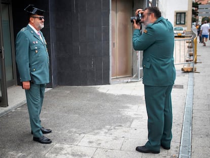 Joaquín Franco, el capitán de la Guardia Civil ahora absuelto, en una foto de archivo.