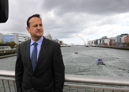 Leo Varadkar, primer ministro irlandés, fotografiado en Dublín. Es el primer mandatario abiertamente gay y de una minoría étnica de Irlanda, además de el más joven de su historia.