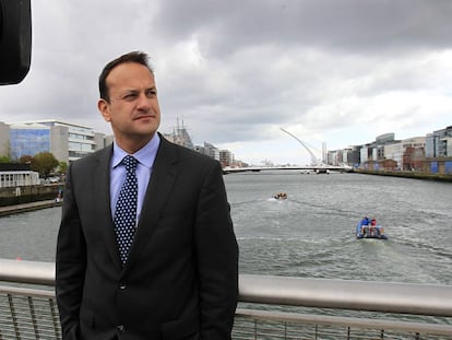 Leo Varadkar, primer ministro irlandés, fotografiado en Dublín. Es el primer mandatario abiertamente gay y de una minoría étnica de Irlanda, además de el más joven de su historia.