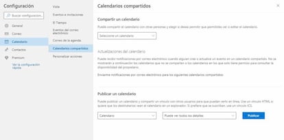 Calendario Outlook