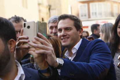 El líder de Ciudadanos, Albert Rivera, en Córdoba. 
 