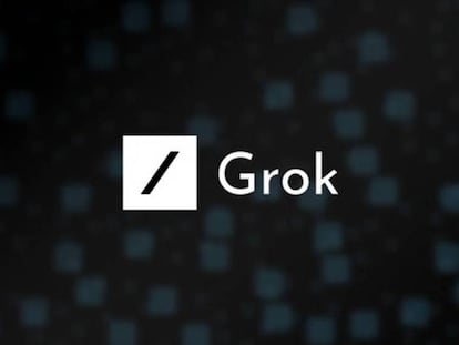 Logo de Grok, la IA de X.