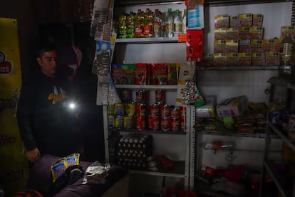 Algunas zonas de Iztapalapa se quedaron sin electricidad por las lluvias torrenciales.