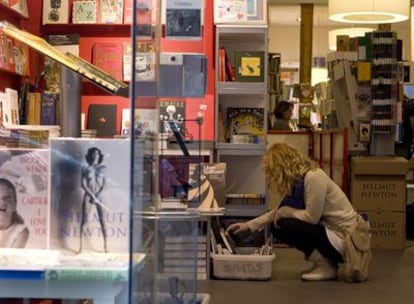 La librería madrileña Panta Rhei, especializada en libros de arte y situada en la calle de Hernán Cortés, en el barrio de Chueca.