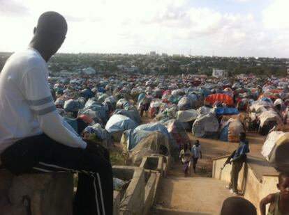 Campo de refugiados de Sayidka (Mogadiscio).