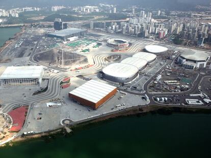 Obras del Parque Olímpico, en febrero pasado.
