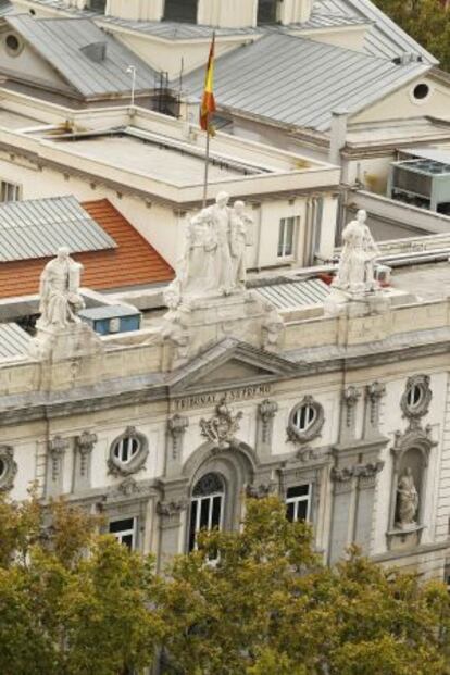 Fachada del Tribunal Supremo.