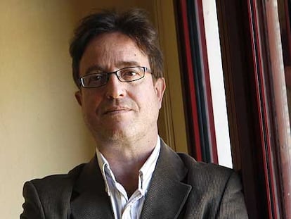 Francisco Javier López, en la sede de CC OO.