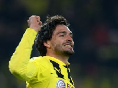 Hummels, durante el partido de 'Champions' contra el Málaga.