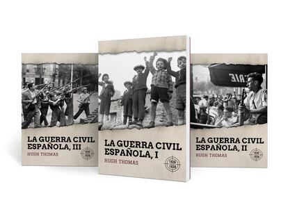 Las tres primeras entregas de la colección 'La Guerra Civil española', de EL PAÍS.