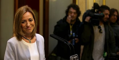 Carme Chacón, després de renunciar a repetir a les llistes del PSOE a l'abril.