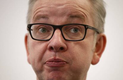 El titular de Justicia y candidato a primer ministro británico, Michael Gove.