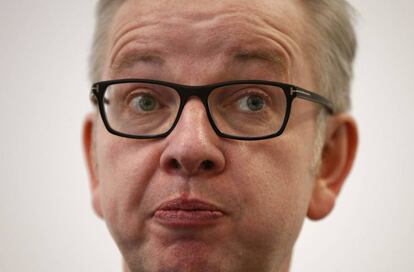 El titular de Justicia y candidato a primer ministro brit&aacute;nico, Michael Gove.