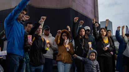 Familiares y amigos de Ana Amelí García Gámez realizaron una velada, en Ciudad de México, este sábado.