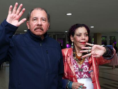 Daniel Ortega y Rosario Murillo, la semana pasada en Managua, Nicaragua.