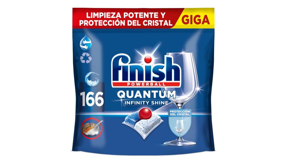 'Pack' de 166 cápsulas para el lavavajillas.