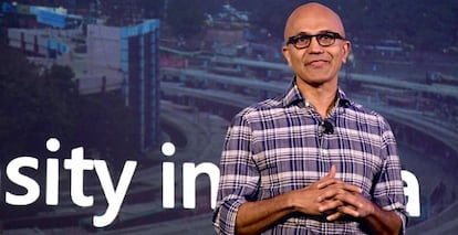 Satya Nadella, consejero delegado de Microsoft. 