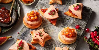 Platillo preparado con el 'foie gras' vegano.