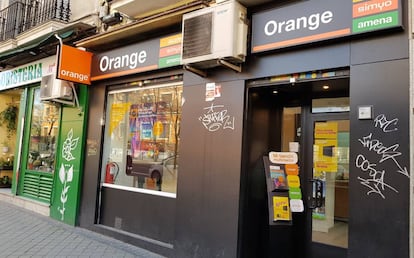 Una tienda de Orange en Madrid.