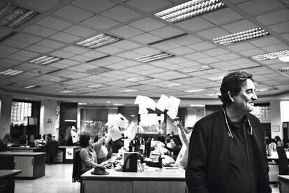 Luis García Montero en el Instituto Cervantes.