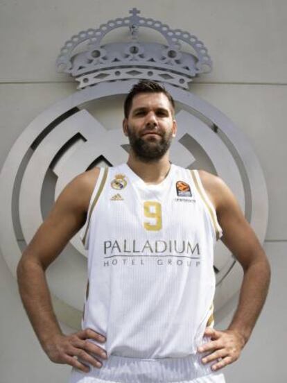 Felipe Reyes, en Valdebebas