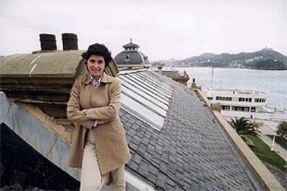 María San Gil, en el Ayuntamiento de San Sebastián.