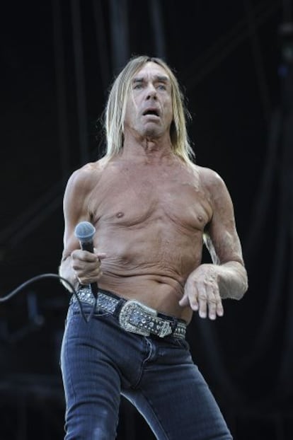 Iggy Pop, en uno de sus conciertos el pasado mes de septiembre.