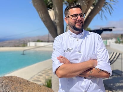 Santiago Falcn, chef del restaurante Csar Lanzarote. Imagen proporcionada por el cocinero.