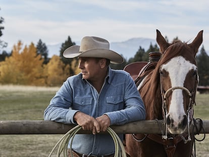 Kevin Costner, en una imagen de 'Yellowstone'.