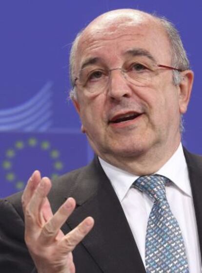The European Union vice president and competition comissioner, Joaquín Almunia.