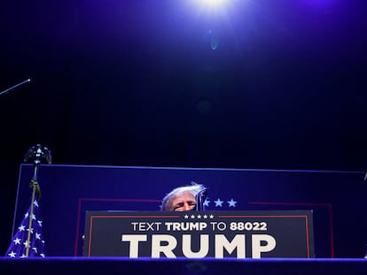 Donald Trump, el 13 de marzo, en un mitin en Davenport, en Iowa.
